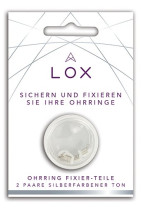 LOX - Sicherheit für Ohrstecker, anti-allergisch, versilbert